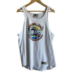 Eskimo Joe's Vintage 2001 Y2K Men's Tank Top Size Large Beach Surfing Tropical